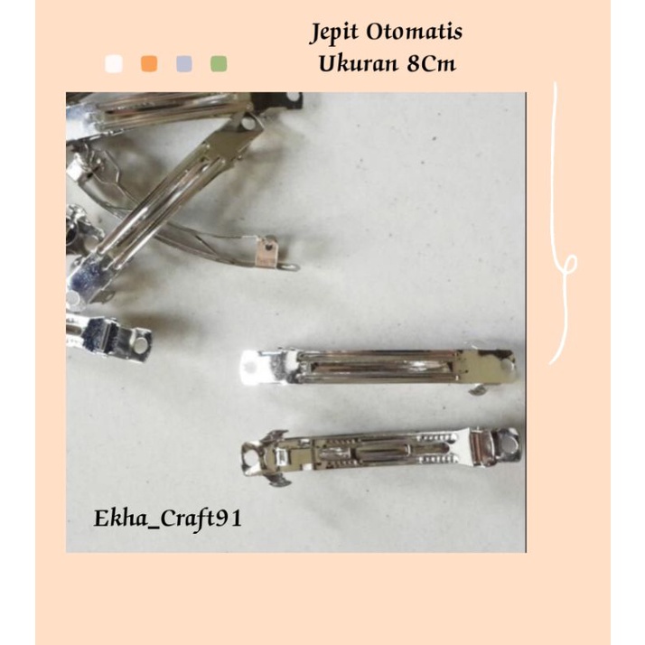 Jepit Otomatis Ukuran 8Cm Per Bks