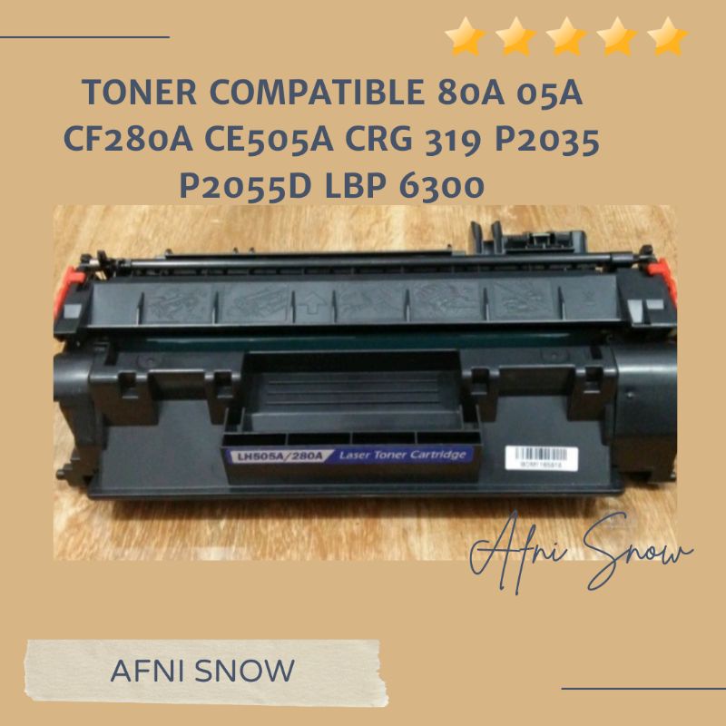 Toner Compatible 80A CF280A CE505A CRG 319 P2035 P2055d LBP 6300