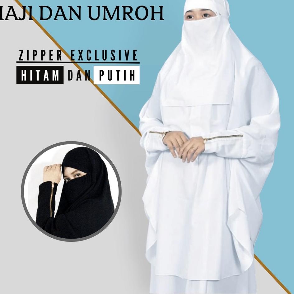 Oke Price.. French Hijab Zipper Mutiara Premium Set Hijab Rok Free Cadar Niqab Poni Baju Muslim Sunn