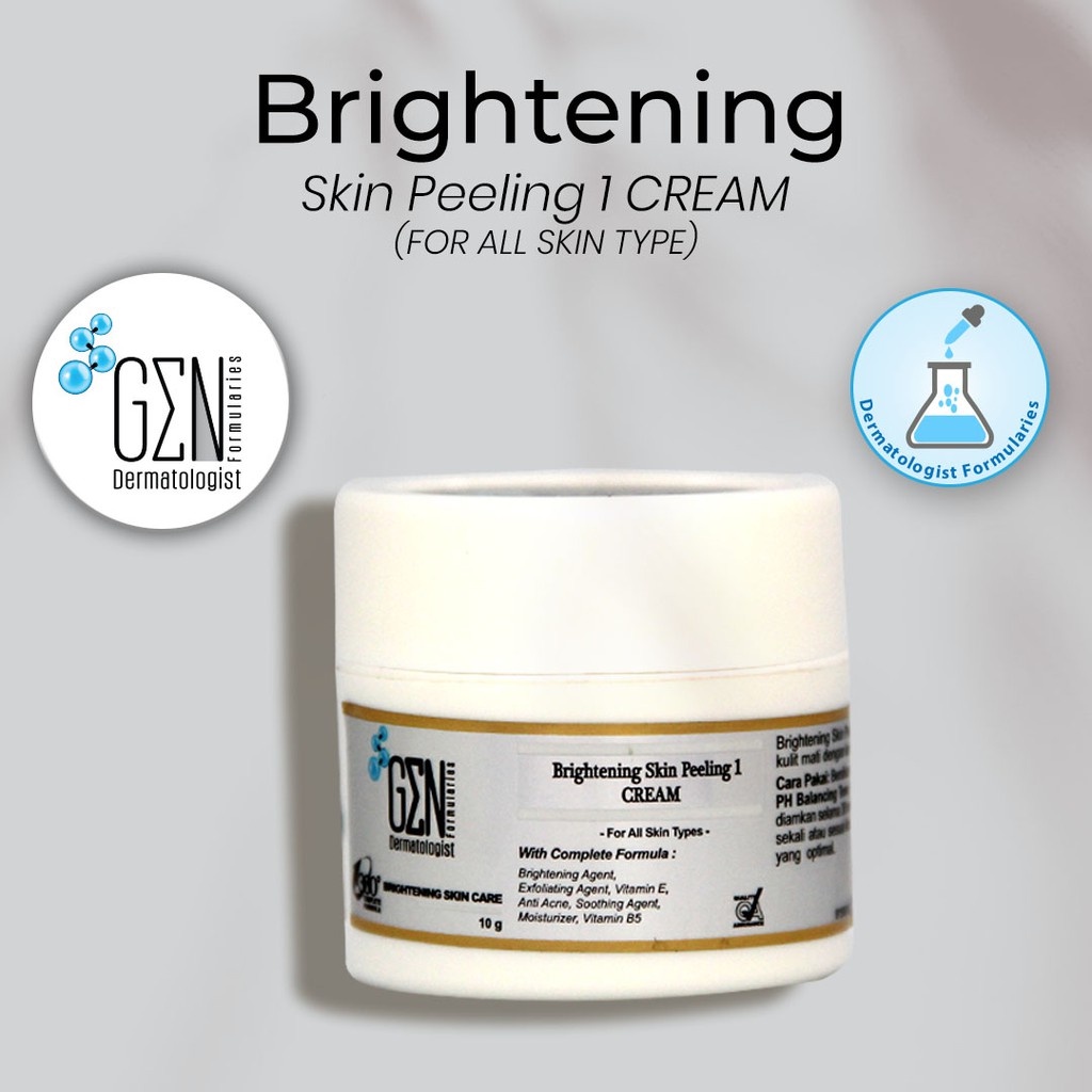 Gen Brightening Skin Peeling 1 Cream 10 Gr