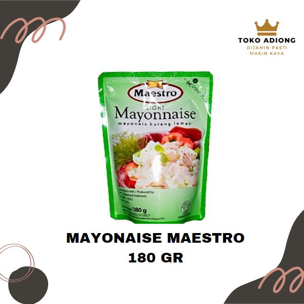 

MAESTRO MAYONAISE POUCH UKURAN 180gr