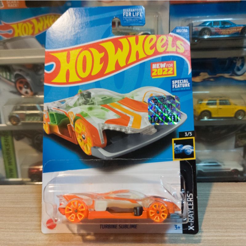 HOT WHEELS TURBINE SUBLIME ORANGE - GLOW IN THE DARK - FS 2022