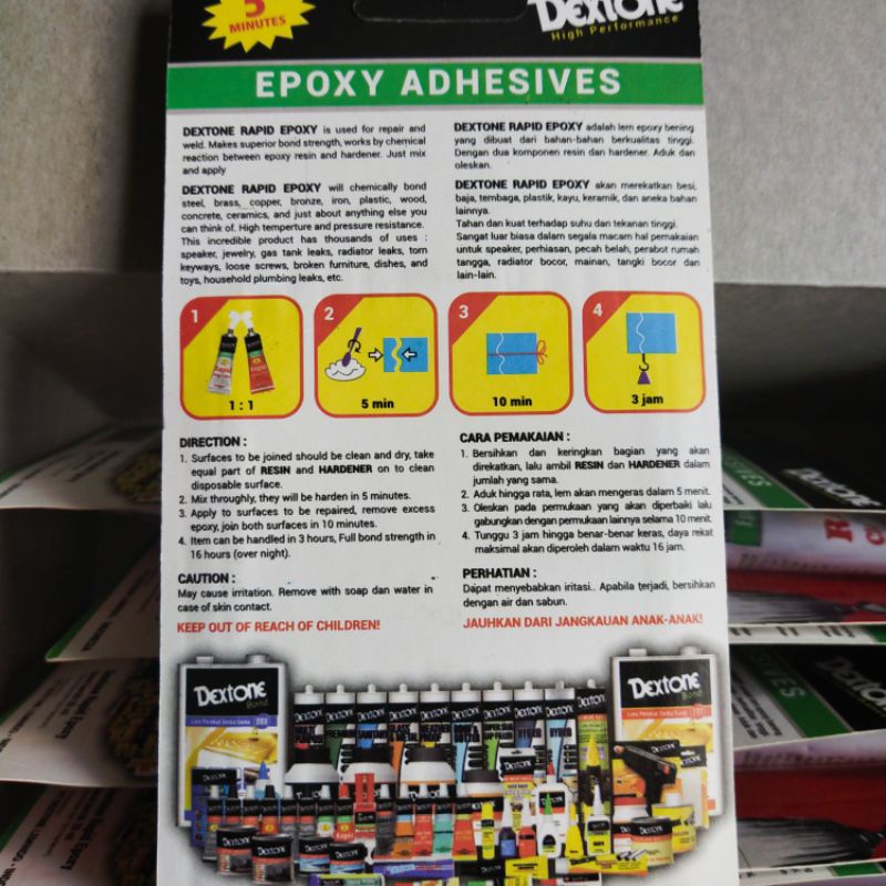 LEM EPOXY ADHESIVES DEXTON PENGGANTI ARALDITE