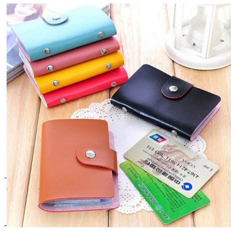 Dompet Kartu ATM 24 Slot Tempat Credit Card Case