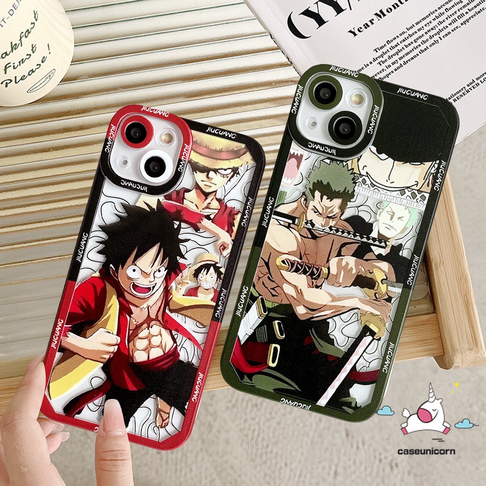 Oppo A95 A17k A15 A54 A17 A57 A16 A12 A78 A58 A55 A96 A77s A94 A12E A7 A9 A5S A76 A3S A16K A74 A5 A31 A1K Reno 8T 75 5F 7Z 4F 6 Anime Kartun One Piece Zoro Soft Case TPU Luffy