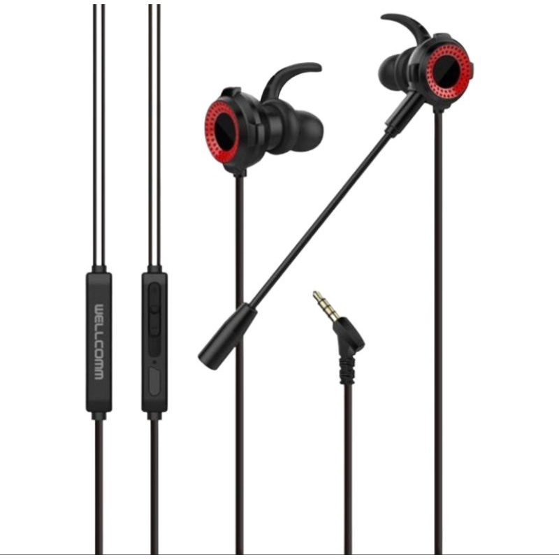 Gaming Headset Game HF001 Super Bass Original Wellcomm
