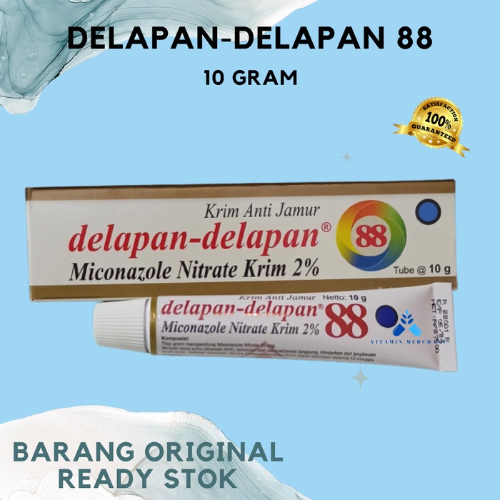 KRIM ANTI JAMUR DELAPAN - DELAPAN 88 10 GRAM SALEP 88 SALEP JAMUR 88