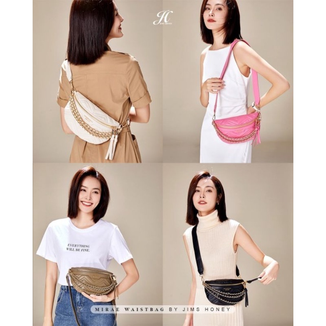 Mirae waistbag jimshoney original tas selempang pinggang wanita import fashion murah cod jims honey