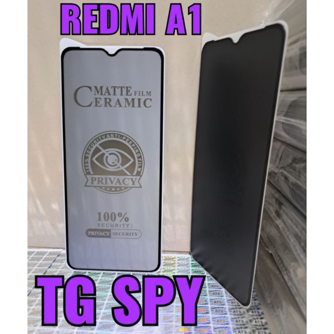 Tempered Glass Spy Privacy Ceramic Matte Redmi A1