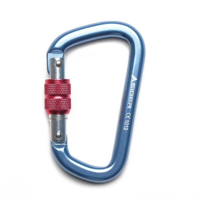 v bismillahEIGER Bismillah  ORIGINAL A2448-S SCREW GATE AL SAF CARABINER