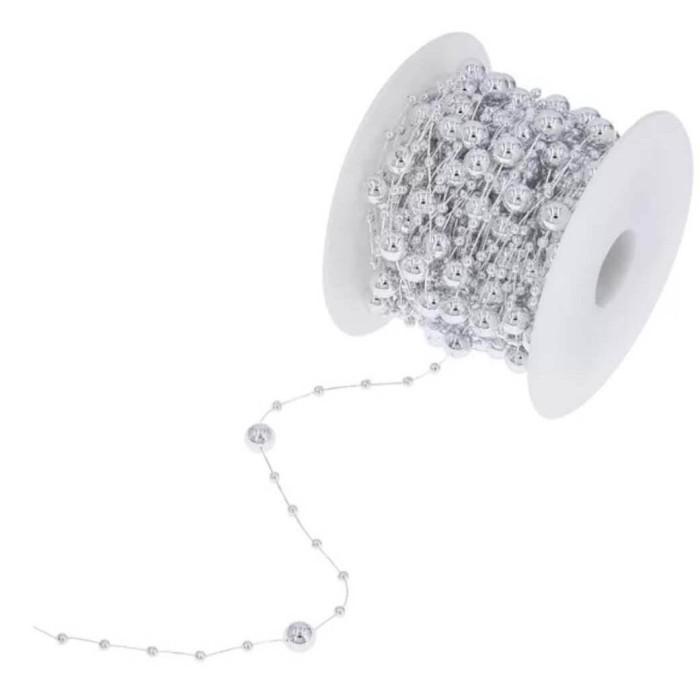 1 ROLL Aksesoris Pita Christmas - Rantai Beads Natal PS105