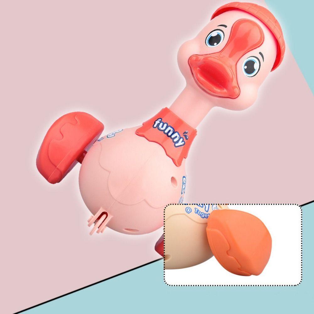 Mobil Mainan Bebek Angsa Nanas Mini Sliding Tipper Press Type Animal Puzzle Toy