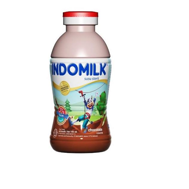 

ソ Indomilk Coklat Botol 190 ml x 4 ➚