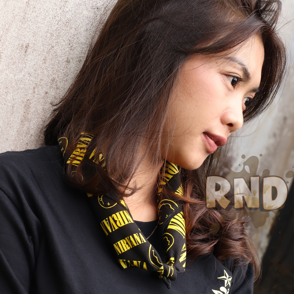 Bandana / Slayer / Scarf – Motif MOTOR – Ukuran 49 x 49cm