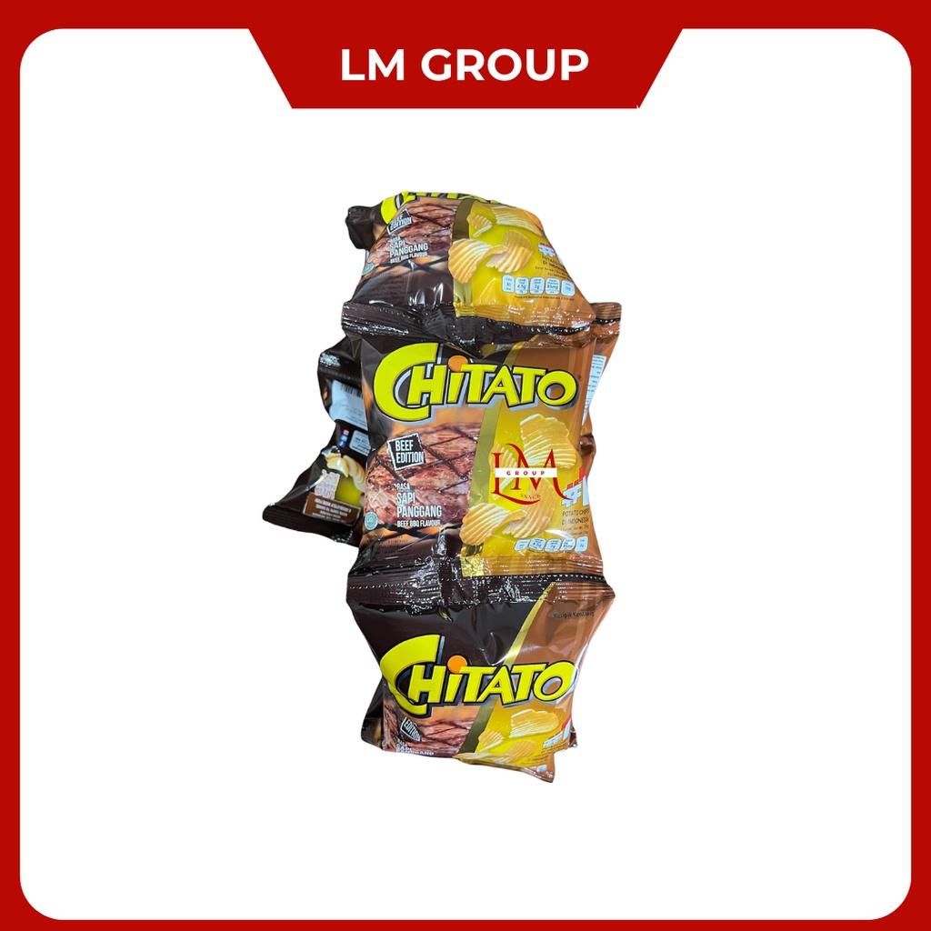 Chitato Potato Chips Sapi Panggang/Chitato Lite Rumput Laut 1 Renceng Isi 10 pcs