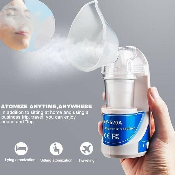 ALAT TERAPI PERNAPASAN ULTRASONIC INHALER NEBULIZER UAP BAYI PILEK