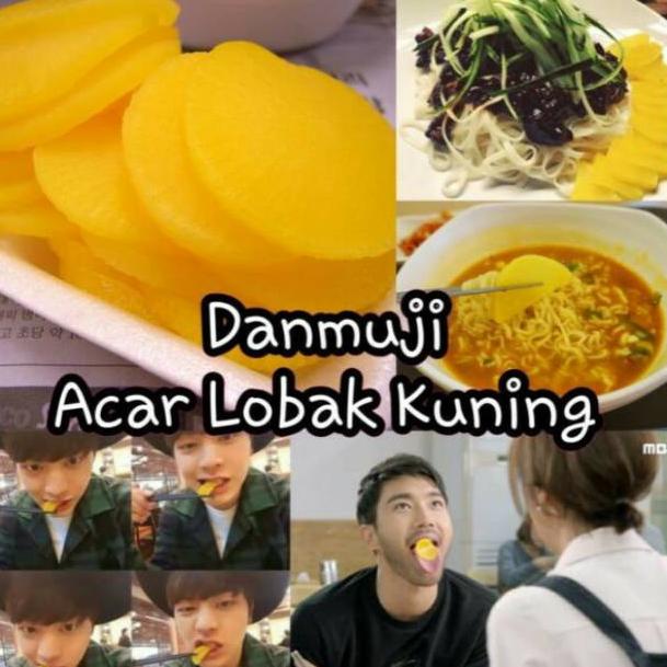 

PALING DIMINATI Danmuji Acar lobak kuning 100gram ✪ 863