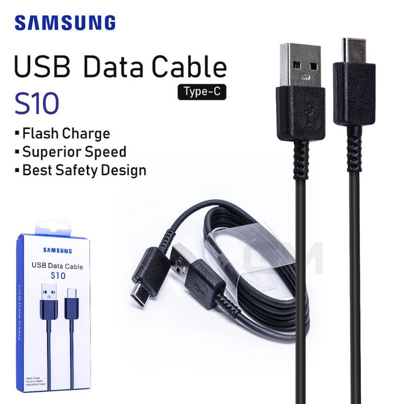 Kabel Data Samsung S10+ S10 Plus Original Micro dan Type C Kabel Samsung Fast Charging