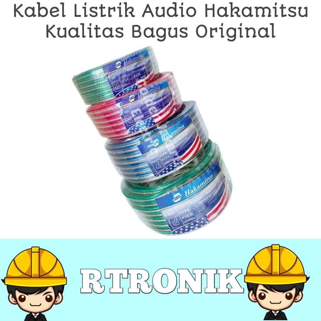 Kabel Serabut Transparan 2x30 2x50 2x80 2x120 Harga Per Roll Hakamitsu Kabel Transparan Per Meter Meteran