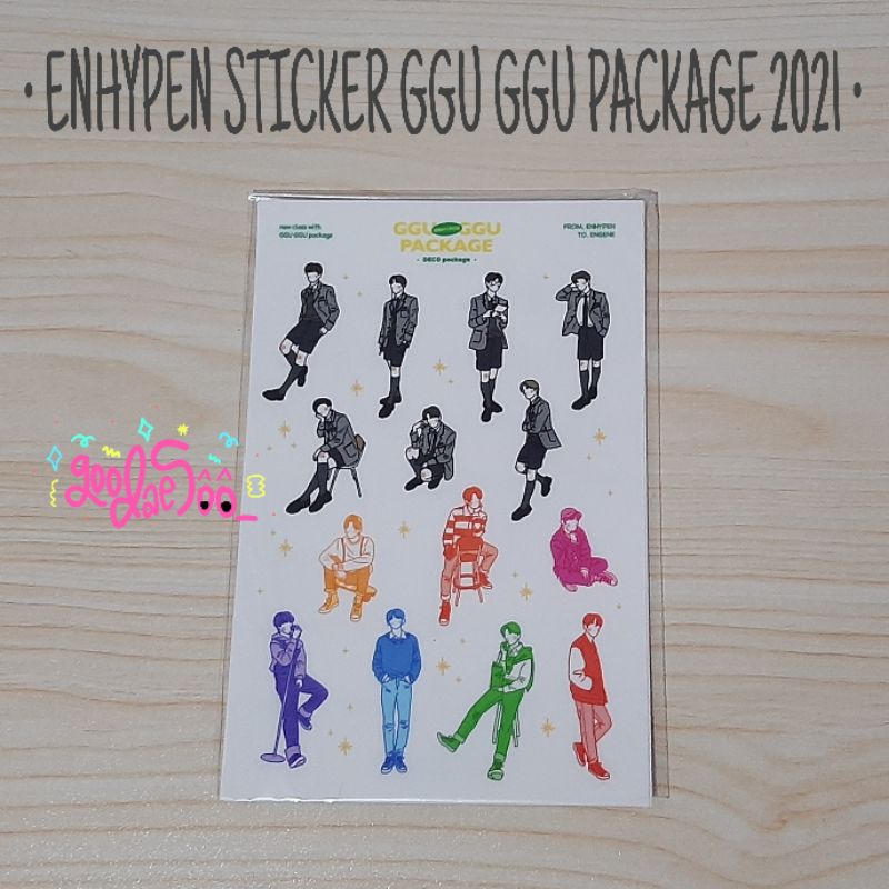 [Ready Stock] ENHYPEN STICKER GGU GGU PACKAGE 2021