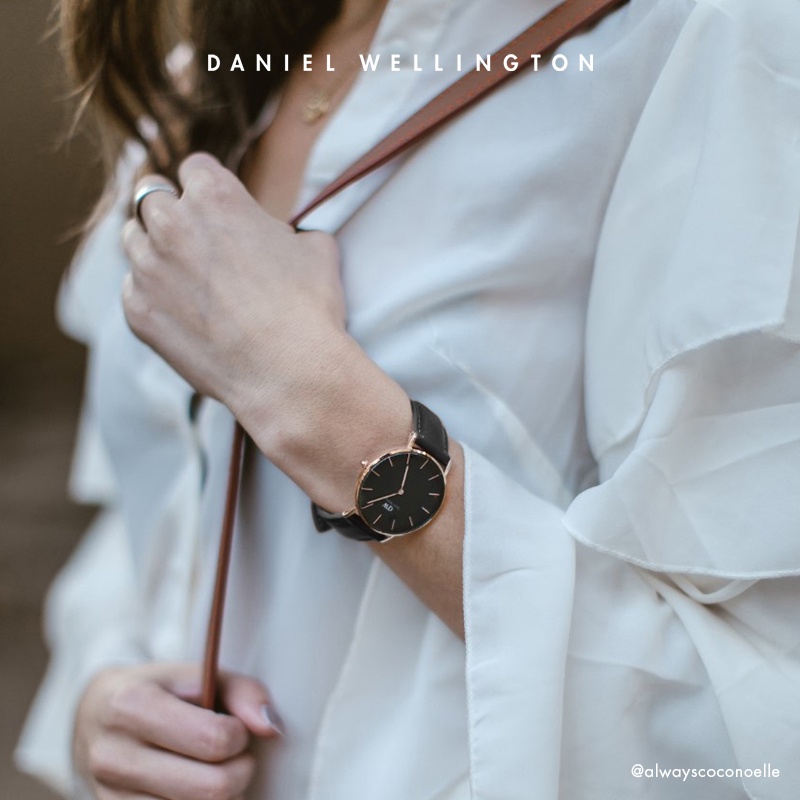 【Beli 1 Gratis 5】Jam Tangan Wanita Dw Anti Air Daniel Wellington Wanita Jam Dw Original Wanita With ✔Paket box + Paperbag + Manual✔ 30mm||Jam Tangan Wanita D.W Polos Balok Rantai Diameter 30mm