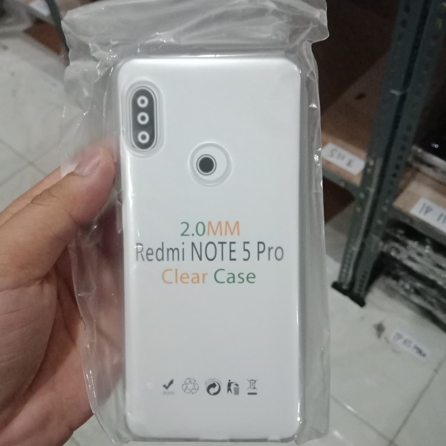 Redmi Note 5 / Note 5 Pro Cover Softcase Clear HD Silicon Case Bening Casing Cover