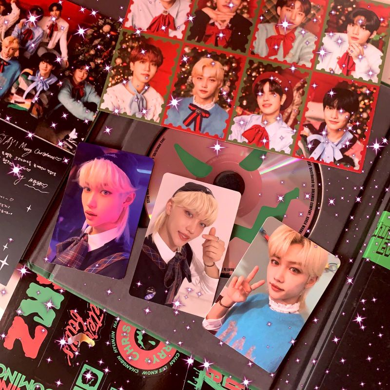READY PHOTOCARD PC FELIX STRAYKIDS CHRISTMAS EVEL ALBUM INTERPARK POB