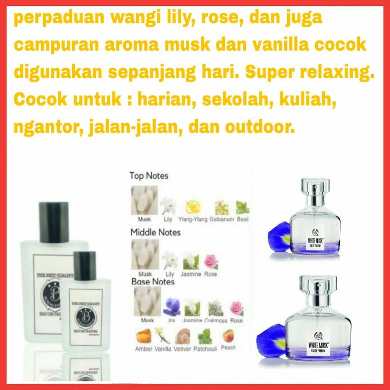 parfum wanita white musk minyak wangi cewek kalem farfum tahan lama perfume cewe elegan perempuan