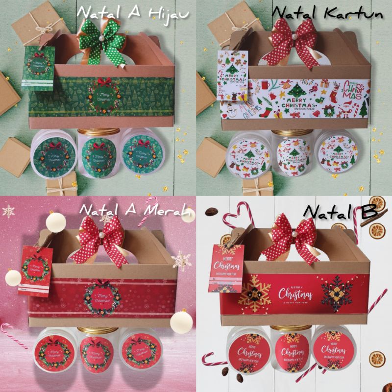 

(Special Edition) Dus Hampers Kotak Box Kue Cookies Toples Jar Tabung Silinder 600ml 800ml Imlek Natal Lebaran Idul Fitri Christmas Idul Adha Lebaran Haji Eid Mubarak