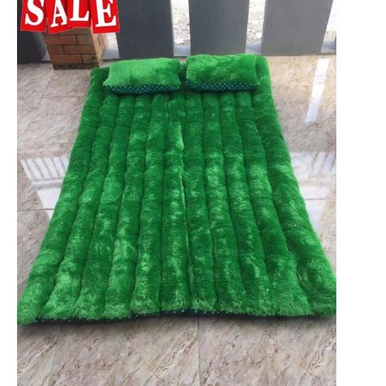 WER-78 Kasur Gender Bulu Rasfur Plus 2 Bantal/Kasur Lantai Bulu Rasfur/Kasur Lantai  Terpopuler [NSW