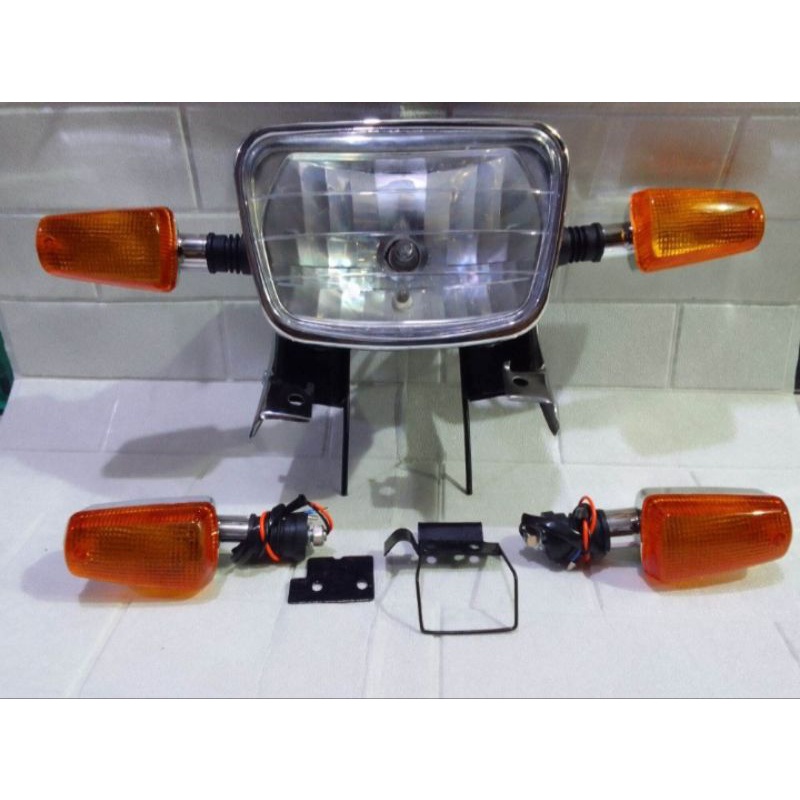 Paket Lampu Depan RX KING Lampu Depan RX KING Breket Lampu RX KING Plus Sein Depan Belakang RX king