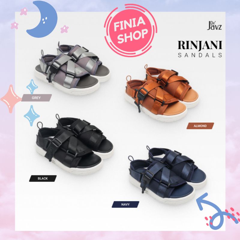 Sandal Gunung Wanita Sandal Santai Sandal Tali Sandal Flat Sandal Empuk Rinjani