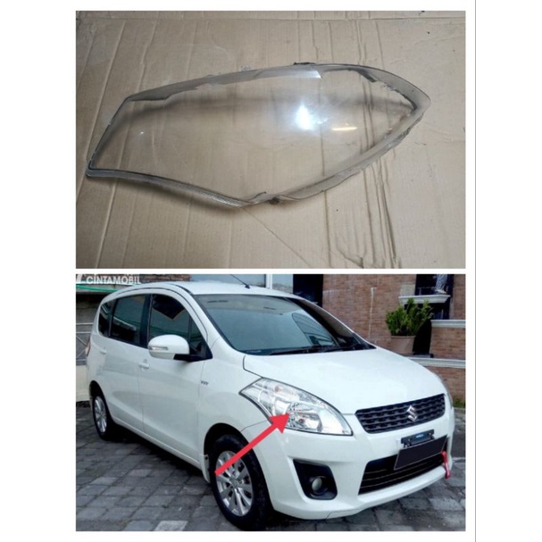 Mika kaca headlamp lampu depan mobil Ertiga lama original