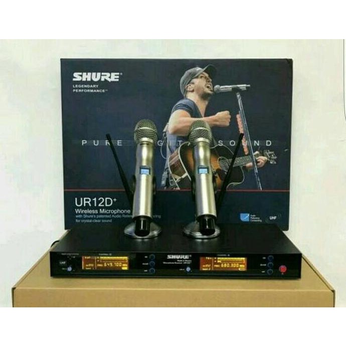 MIC SHURE UR12D+ WIRELESS MICROPHONE ( HANDHELD )