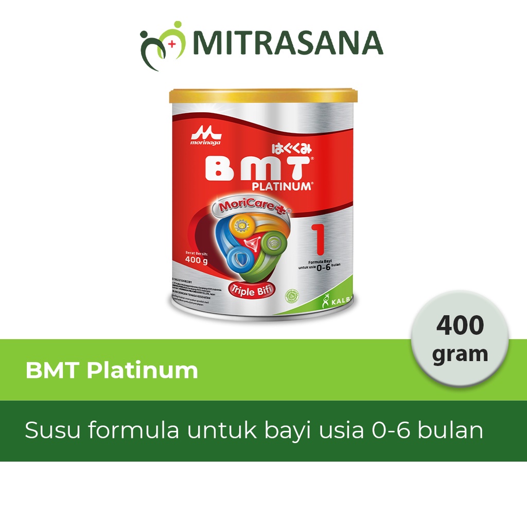 Morinaga BMT Platinum Moricare - 400 / 800 gr - Susu Formula Untuk Bayi Baru Lahir Usia 0-6 Bulan