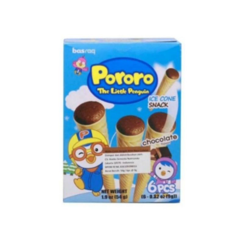 

Bas Raq Pororo Ice Cone Snack Chocolate & Banana