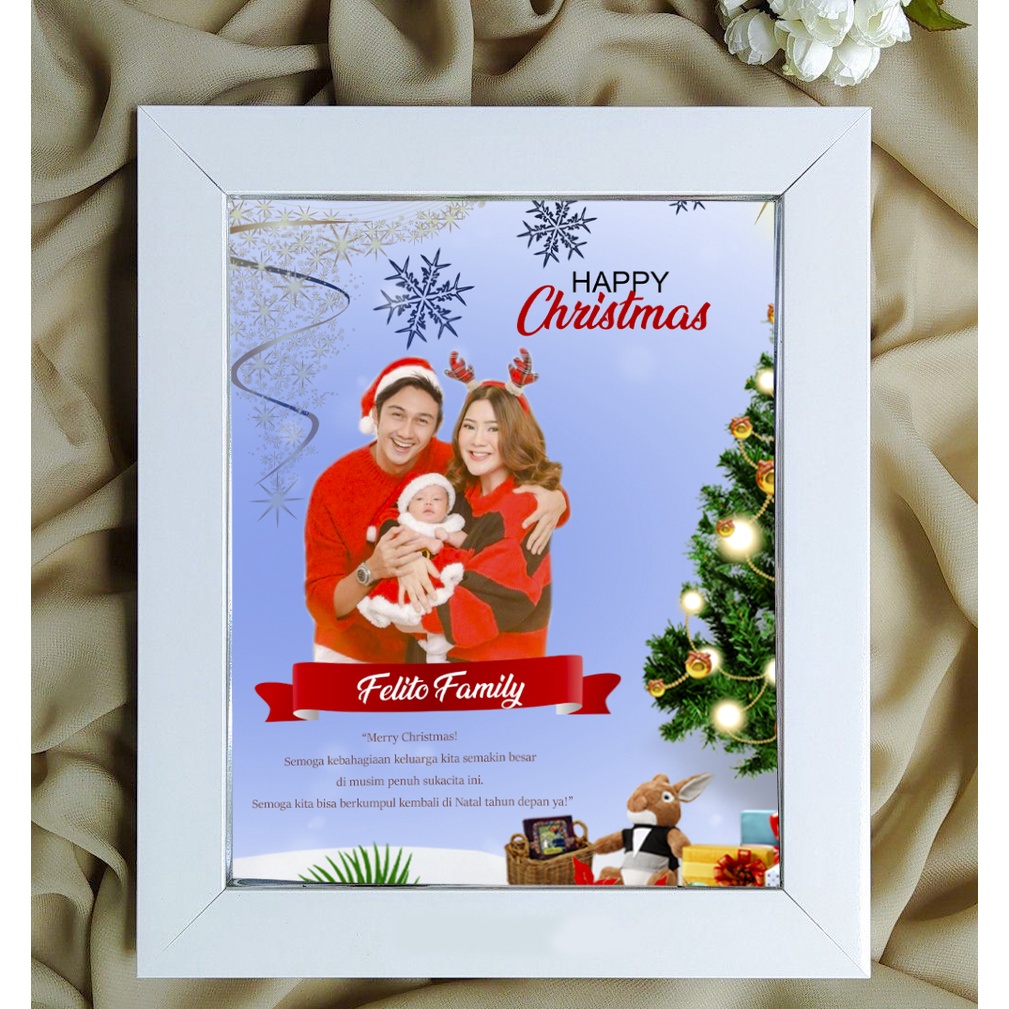 Terbaru Framegift Bingkai Foto Kado Natal Desain Kekinian Ukuran 10R