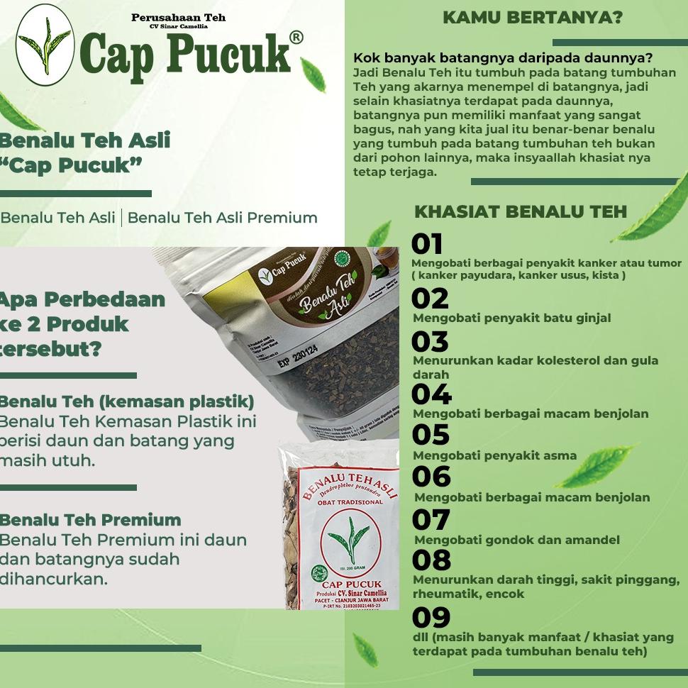 

(X-Y2Y(㊛) BENALU TEH ASLI CAP PUCUK "PREMIUM" pasti dikirim