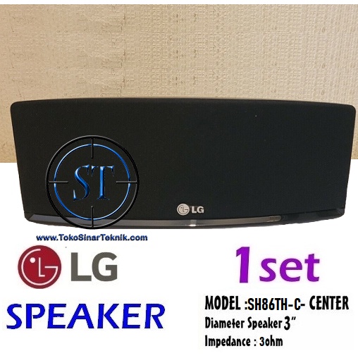 1 Set Speaker Center LG Seri SH86TH-C 3 Ohm 3inch Audio Speaker Spiker Home Cinema System 3R 3 Inch