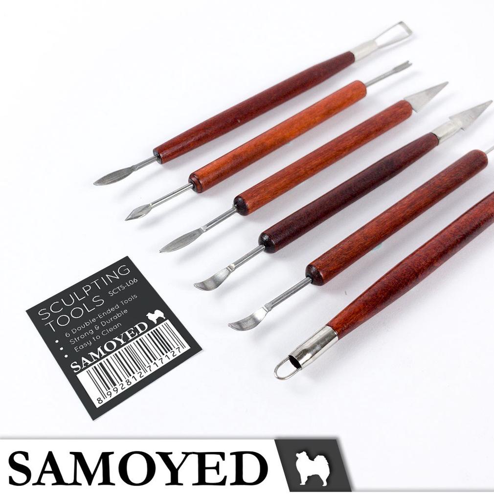 

ALAT UKIR / PAHAT SENI PATUNG / POT TANAH LIAT POLIMER / KERAMIK / LILIN / DEKORASI KUE / POTTERY / POLYMER / CERAMIC CLAY / WAX / PLASTER / CAKE FROSTING SCULPTING / MODELING / CARVING TOOLS SAMOYED SCTS-L06 TERLARISS...,,,,,