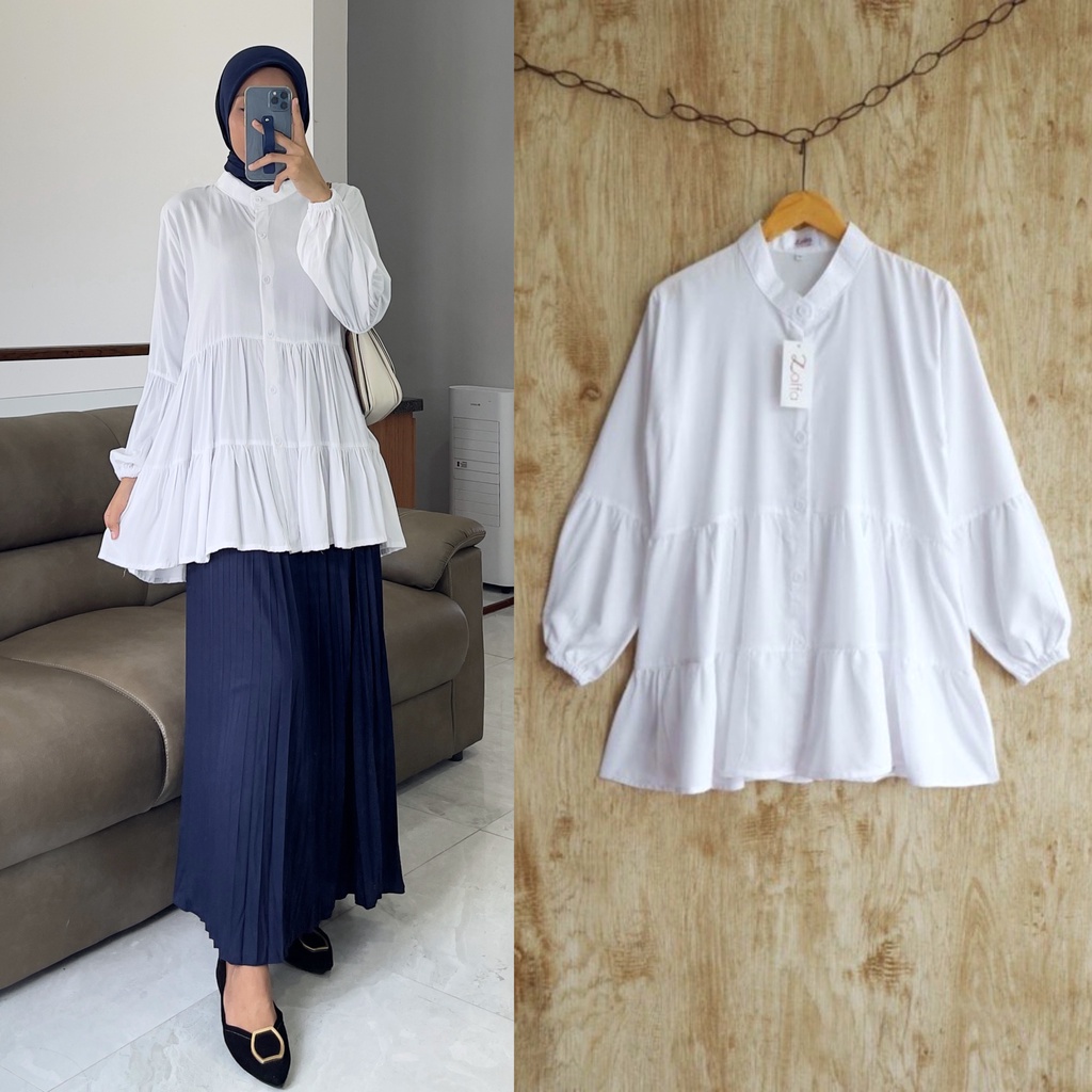 NOVA blouse by ZALFA OUTFIT / blouse polos / blouse rayon