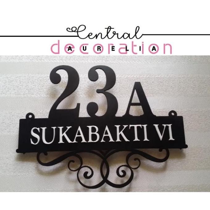 

[BISA COD] Papan acrylic Timbul / Nomor Rumah elegant dari akrilik