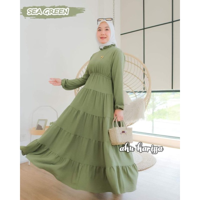 GAMIS NOVITA DRESS ORI BY AKU KARISSA DRESS CANTIK WANITA KEKINIAN