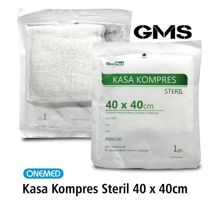 Kasa Kompress Steril Onemed 40 x 40 cm / Kasa P3K Onemed