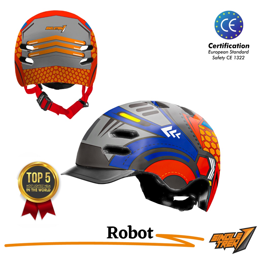 Helm Sepeda Singletrek1 CitiBike Teringan no.1 di DUNIA HBR ROBOT