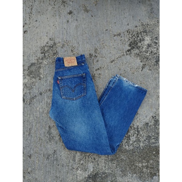 celana jeans levis 501 second original