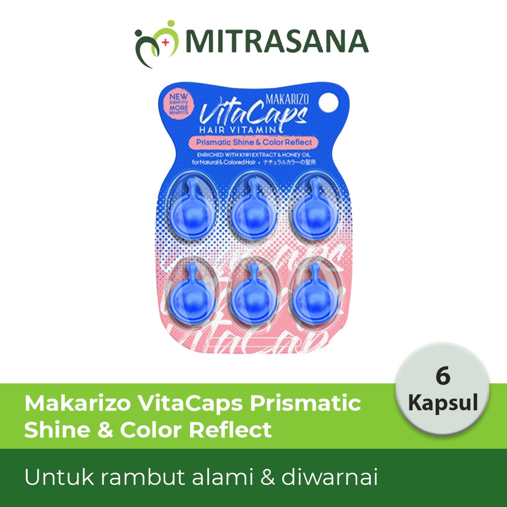 Makarizo VITACAPS Hair Vitamin - Vitamin Rambut Kapsul 6 x 1 mL