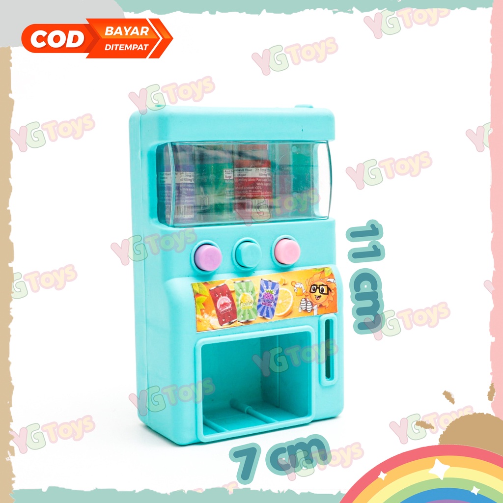 YGtoys Mainan Vending Machine Mesin Minuman Kasir Kasiran