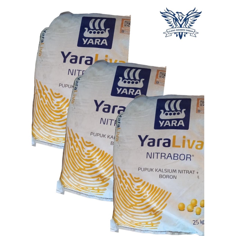 YARA LIVA NITABOR 25KG  Nitrabor Pupuk Kalsium Nitrat Boron 25 kg YARALIVA BORON