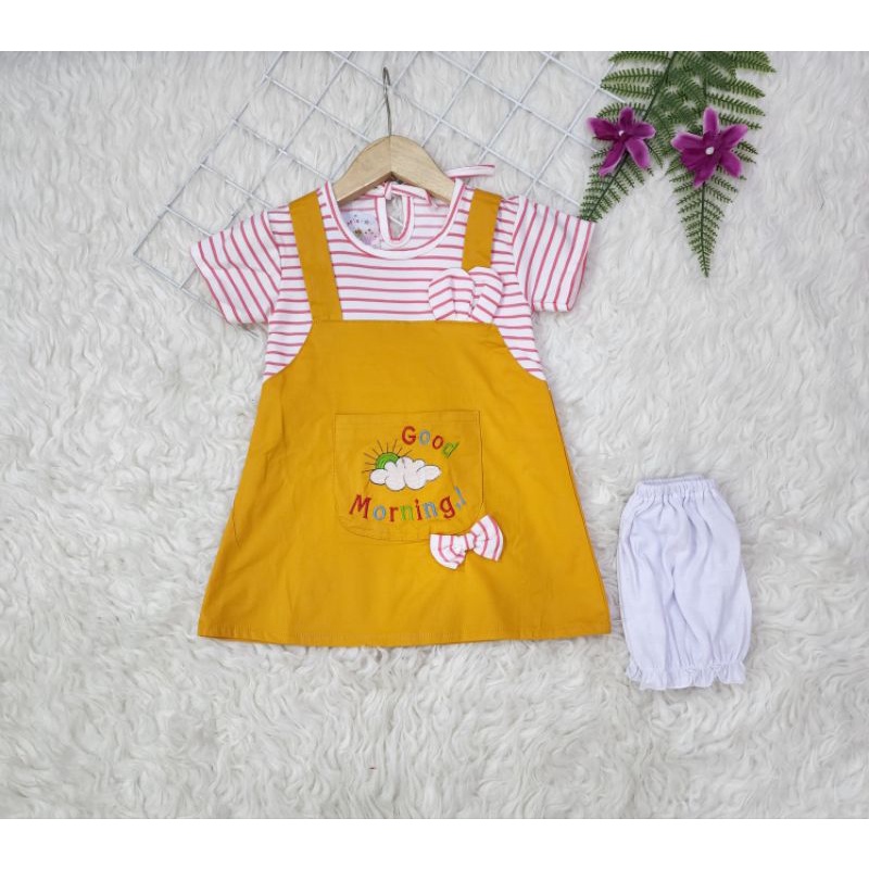 Baju bayi perempuan Set Dress baby girl